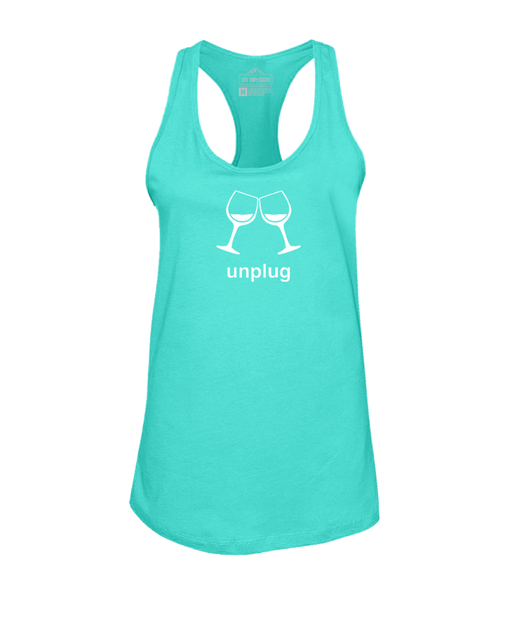 Wine Glass Women's Racerback Tank Top
