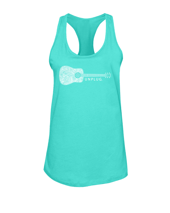 Guitar Women's Racerback Tank Top