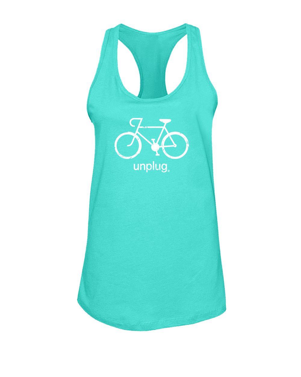 Road Bike Women's Racerback Tank Top