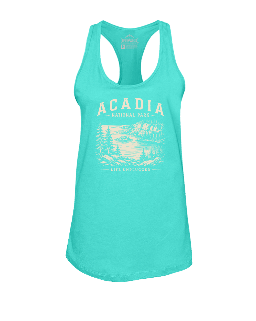 ACADIA NATIONAL PARK Women's Racerback Tank Top
