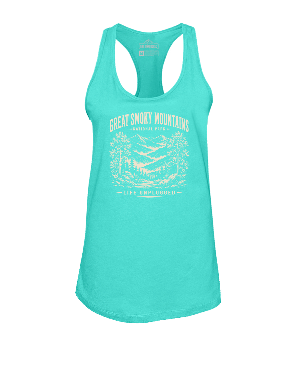 GREAT SMOKY MOUNTAINS Women's Racerback Tank Top