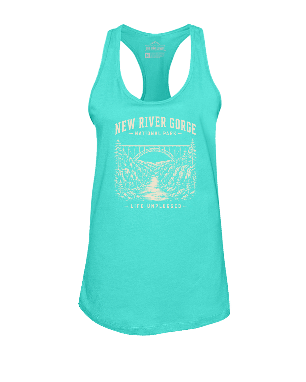 NEW RIVER GORGE NATIONAL PARK Women's Racerback Tank Top