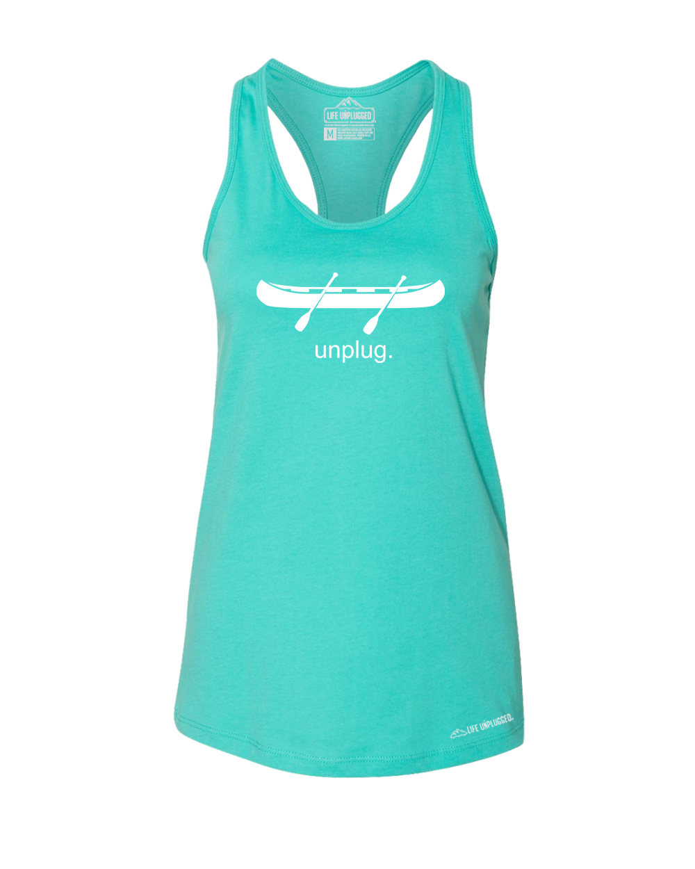 Canoe Premium Women's Relaxed Fit Racerback Tank Top - Life Unplugged