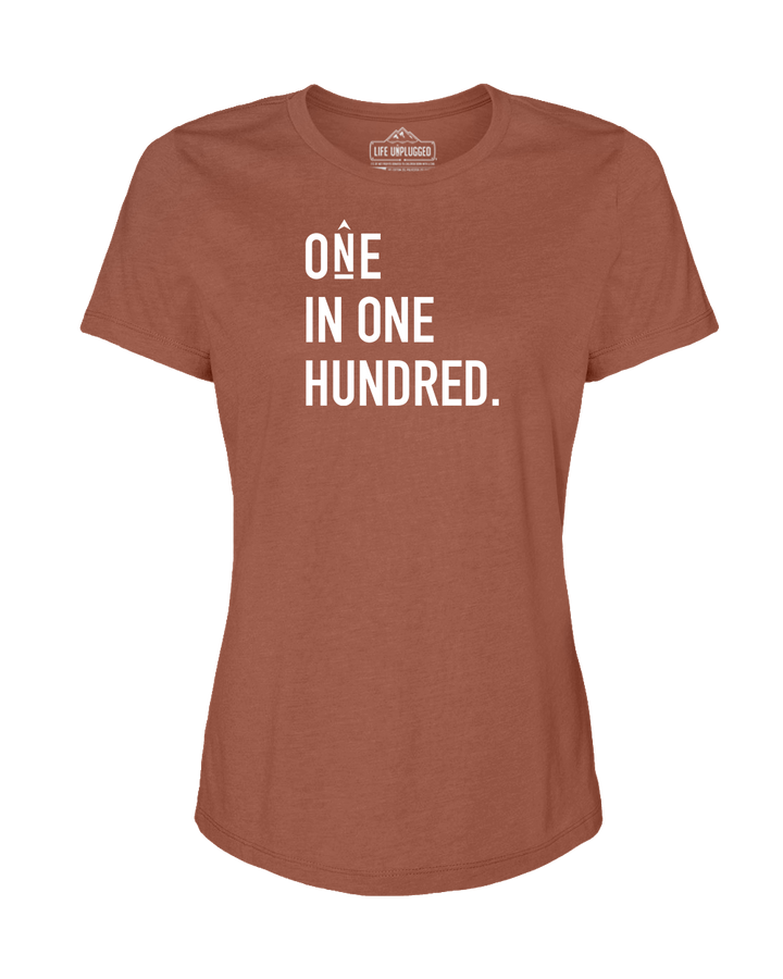 One in One Hundred Stacked Women's T-Shirt