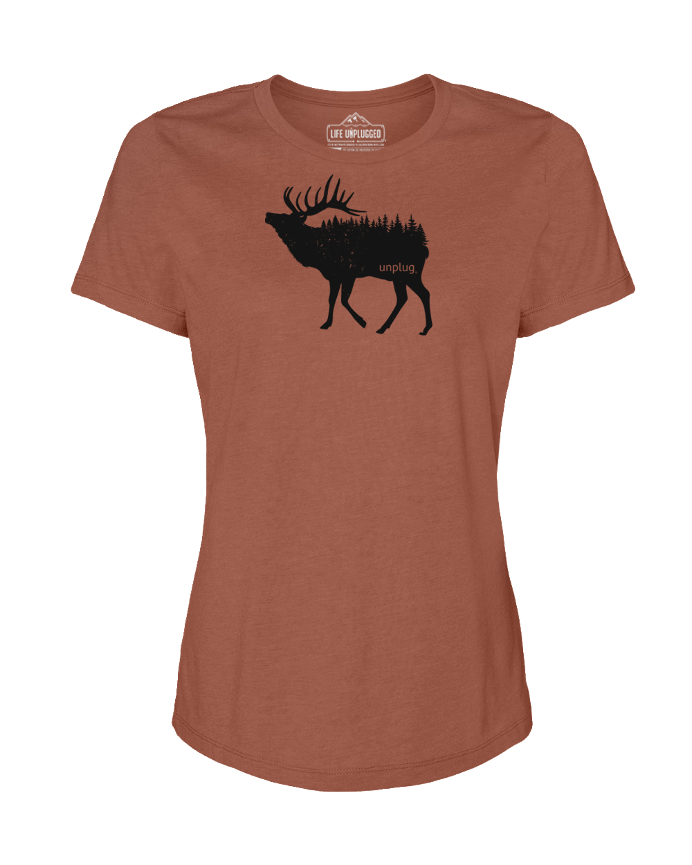 Elk In The Trees Women's T-Shirt