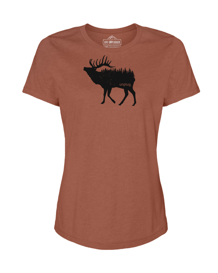 Elk In The Trees Women's T-Shirt