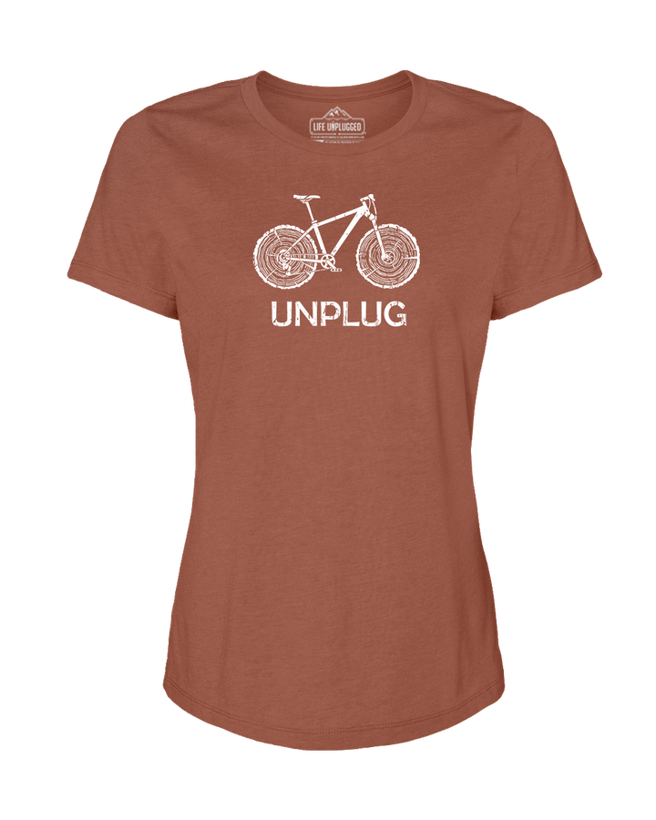 MOUNTAIN BIKE TREE STUMPS Women's T-Shirt