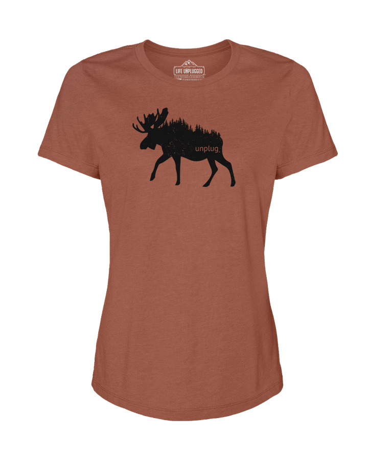 Moose In The Trees Women's T-Shirt
