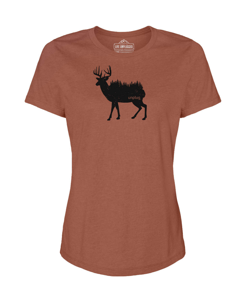 Deer In The Trees Women's T-Shirt