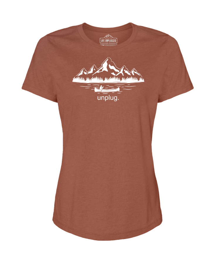 Canoeing in the Mountains Women's T-Shirt