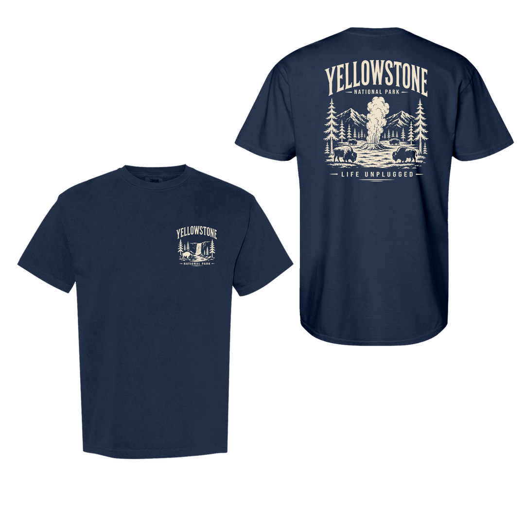 YELLOWSTONE NATIONAL PARK Cotton T-Shirt powered by Comfort Colors®