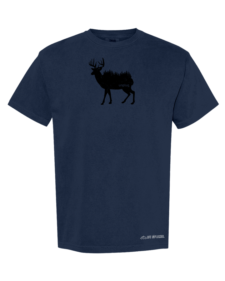 DEER IN THE TREES Cotton T-Shirt powered by Comfort Colors®