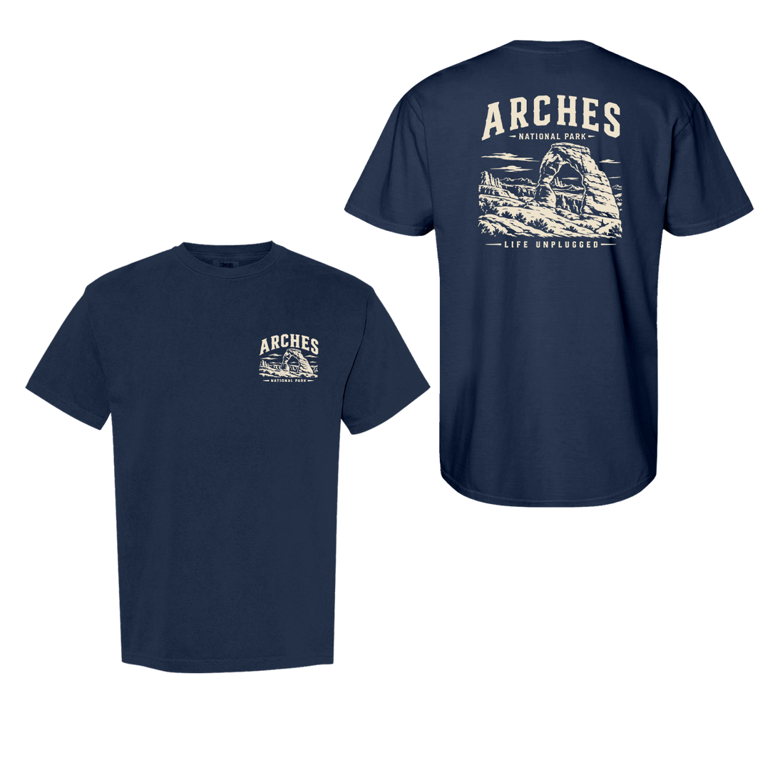 ARCHES NATIONAL PARK Cotton T-Shirt powered by Comfort Colors®