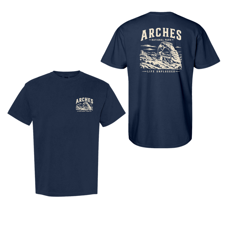ARCHES NATIONAL PARK Cotton T-Shirt powered by Comfort Colors®