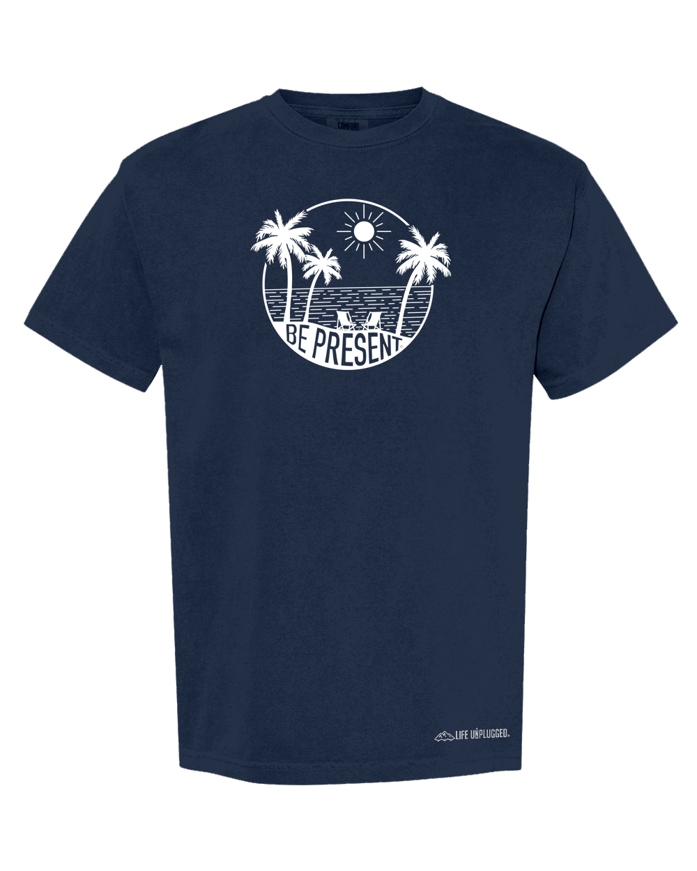 BE PRESENT BEACH Cotton T-Shirt powered by Comfort Colors®