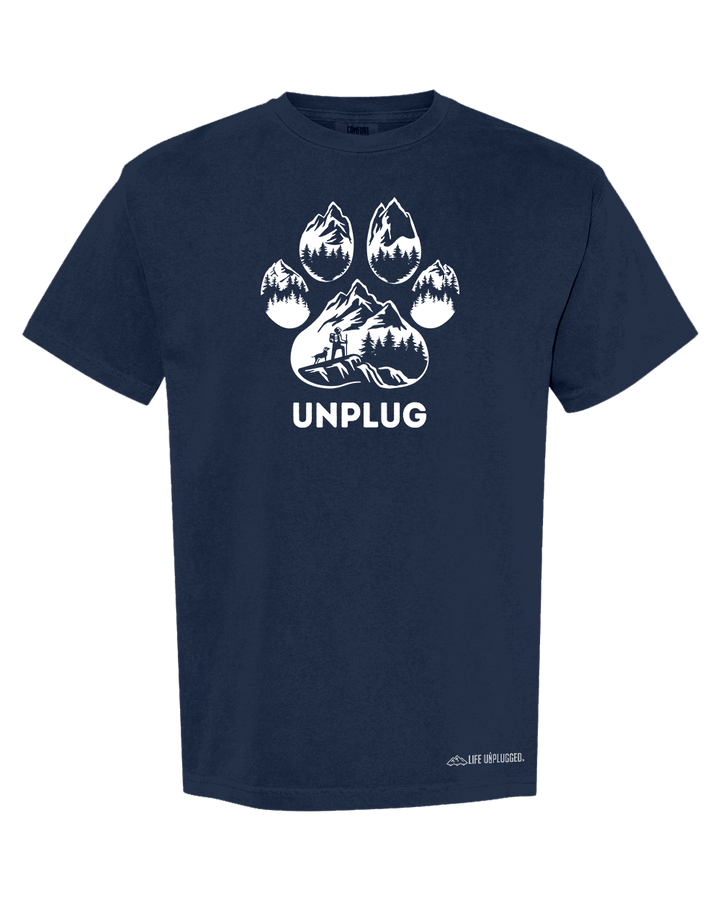 PAW PRINT MOUNTAIN SCENE Cotton T-Shirt powered by Comfort Colors®