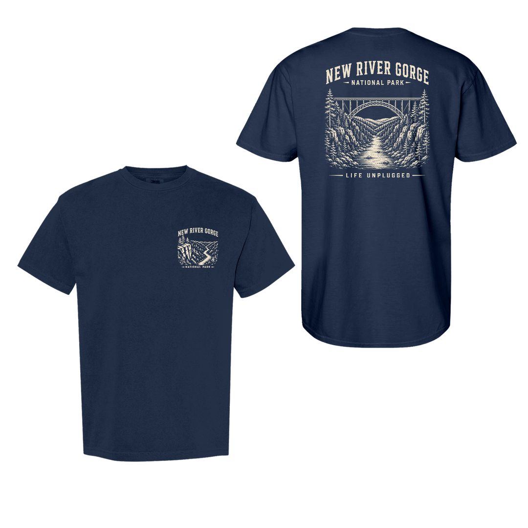 NEW RIVER GORGE NATIONAL PARK Cotton T-Shirt powered by Comfort Colors®