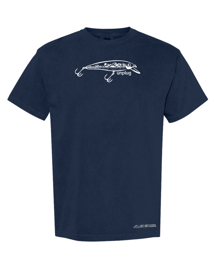 FISHING LURE MOUNTAIN SCENE Cotton T-Shirt powered by Comfort Colors®