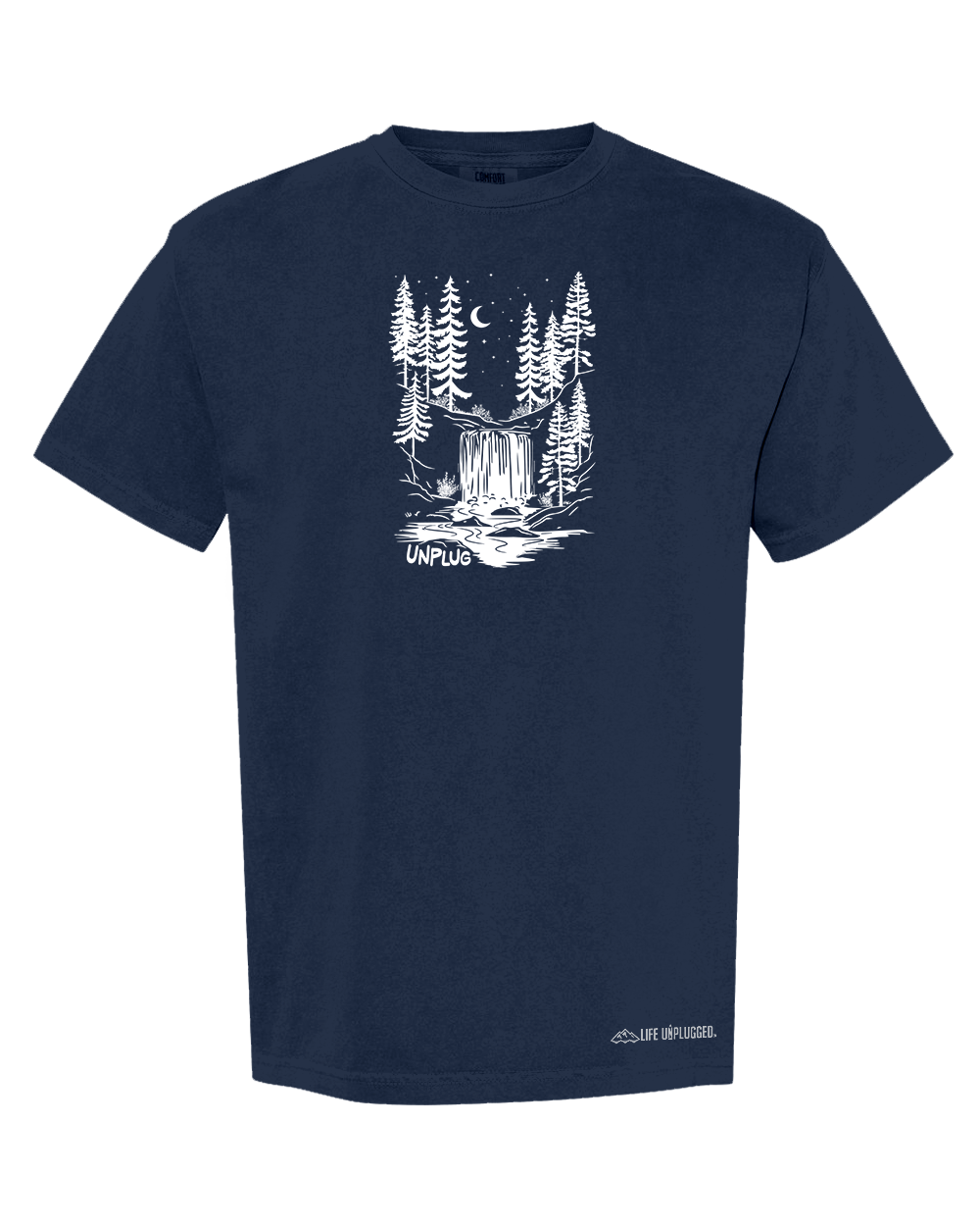 WATERFALL UNDER THE STARS Cotton T-Shirt powered by Comfort Colors®