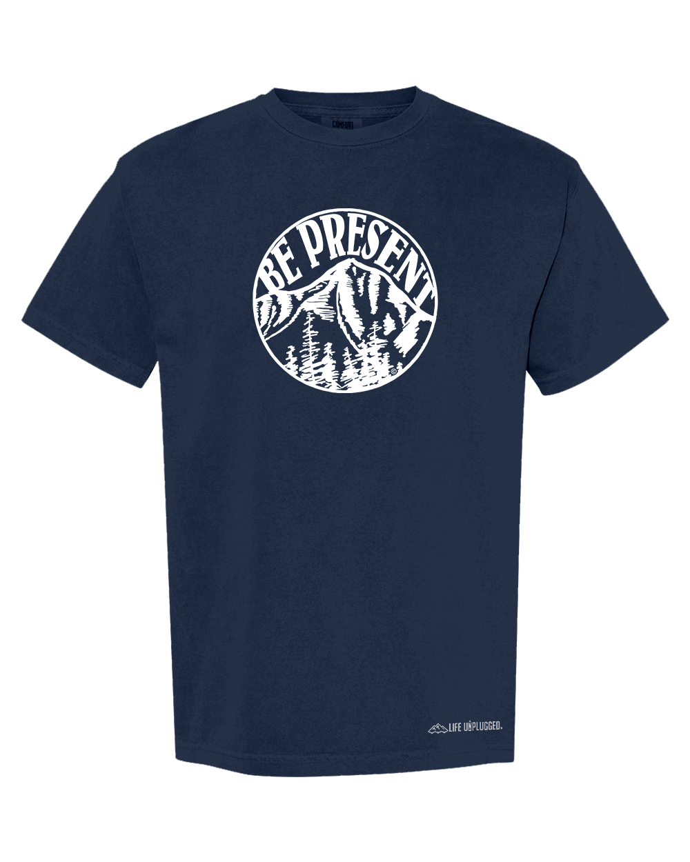 BE PRESENT MOUNTAIN Cotton T-Shirt powered by Comfort Colors®
