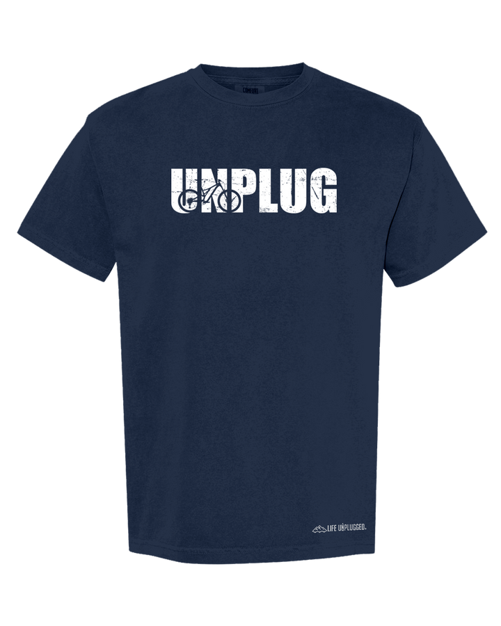 UNPLUG MOUNTAIN BIKE SILHOUETTE Cotton T-Shirt powered by Comfort Colors®