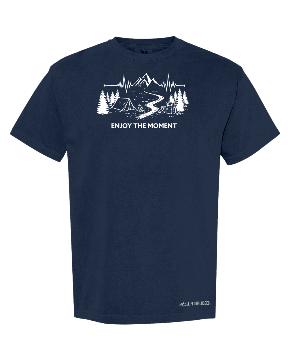 ENJOY THE MOMENT (MOUNTAIN SCENE)  Cotton T-Shirt powered by Comfort Colors®
