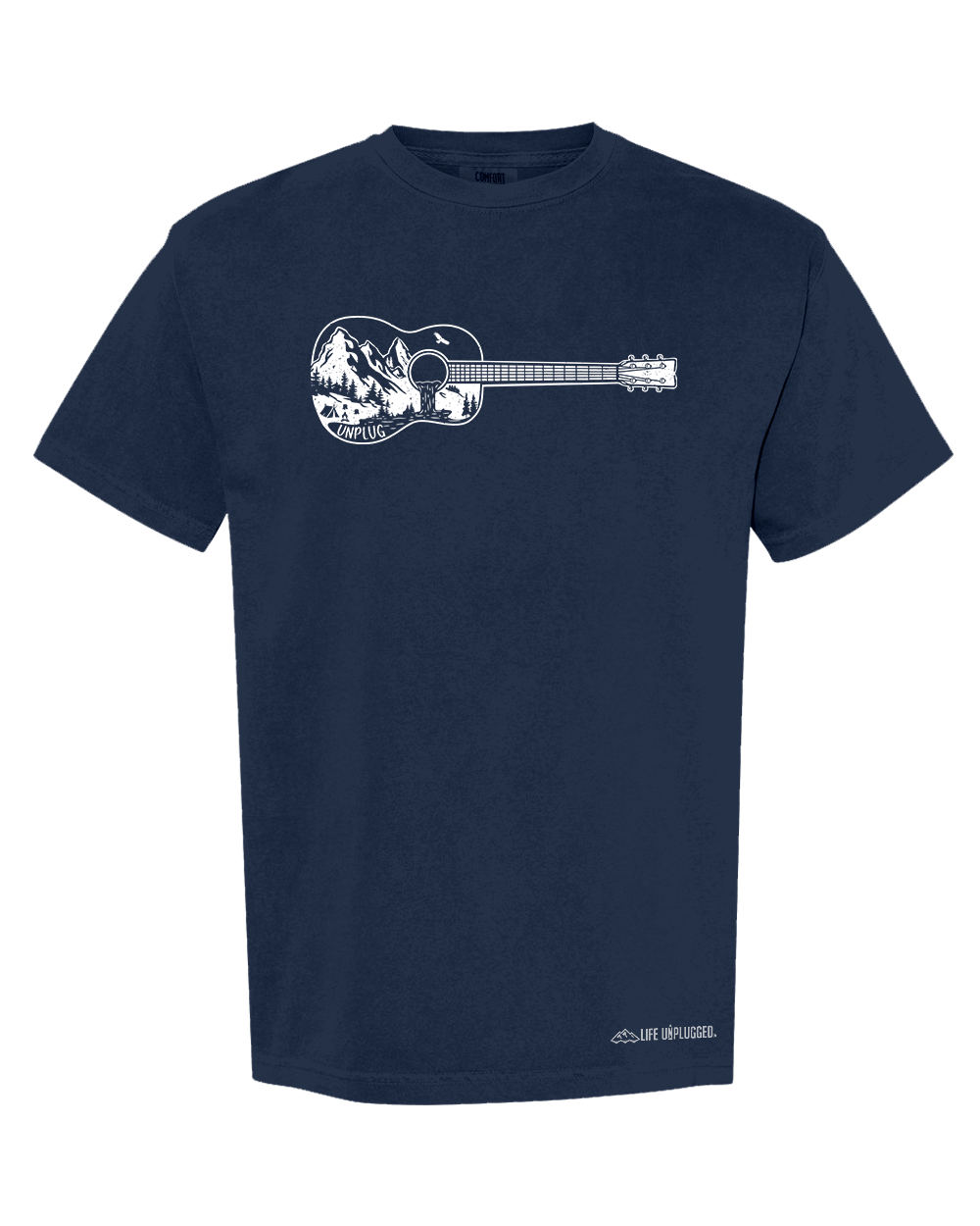 GUITAR MOUNTAIN SCENE Cotton T-Shirt powered by Comfort Colors®