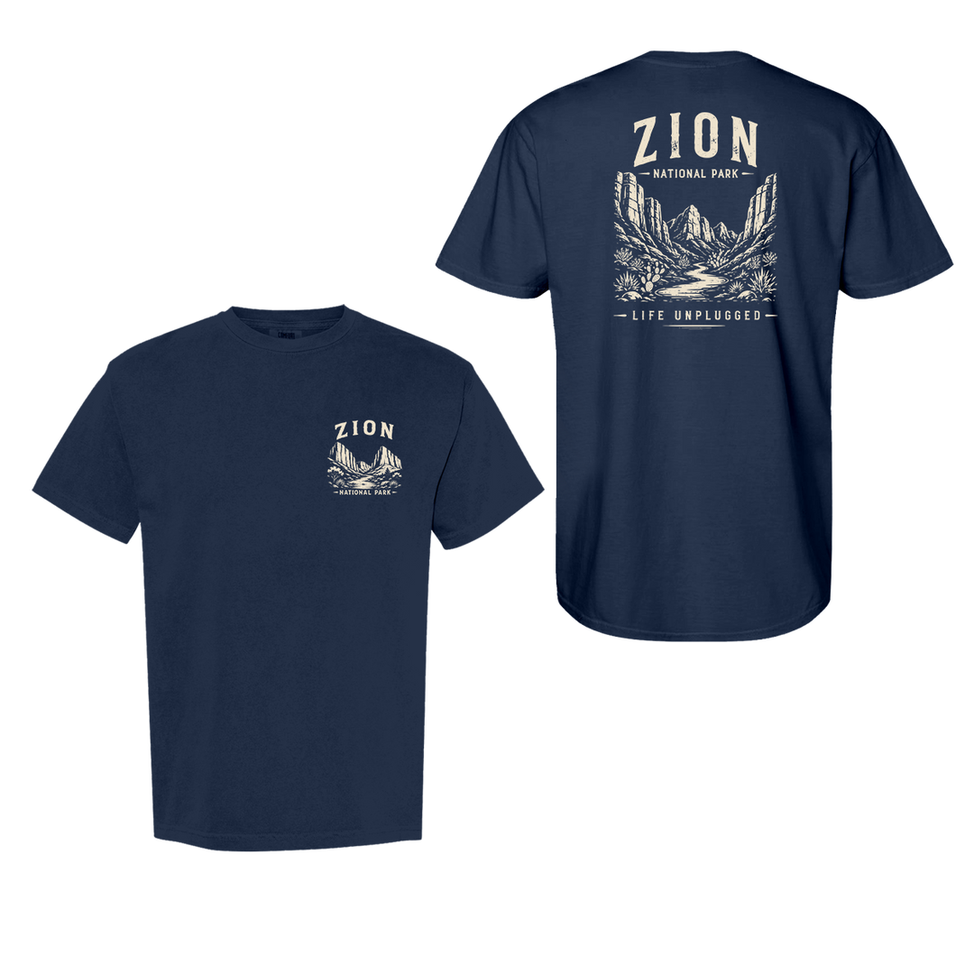 ZION NATIONAL PARK Cotton T-Shirt powered by Comfort Colors®