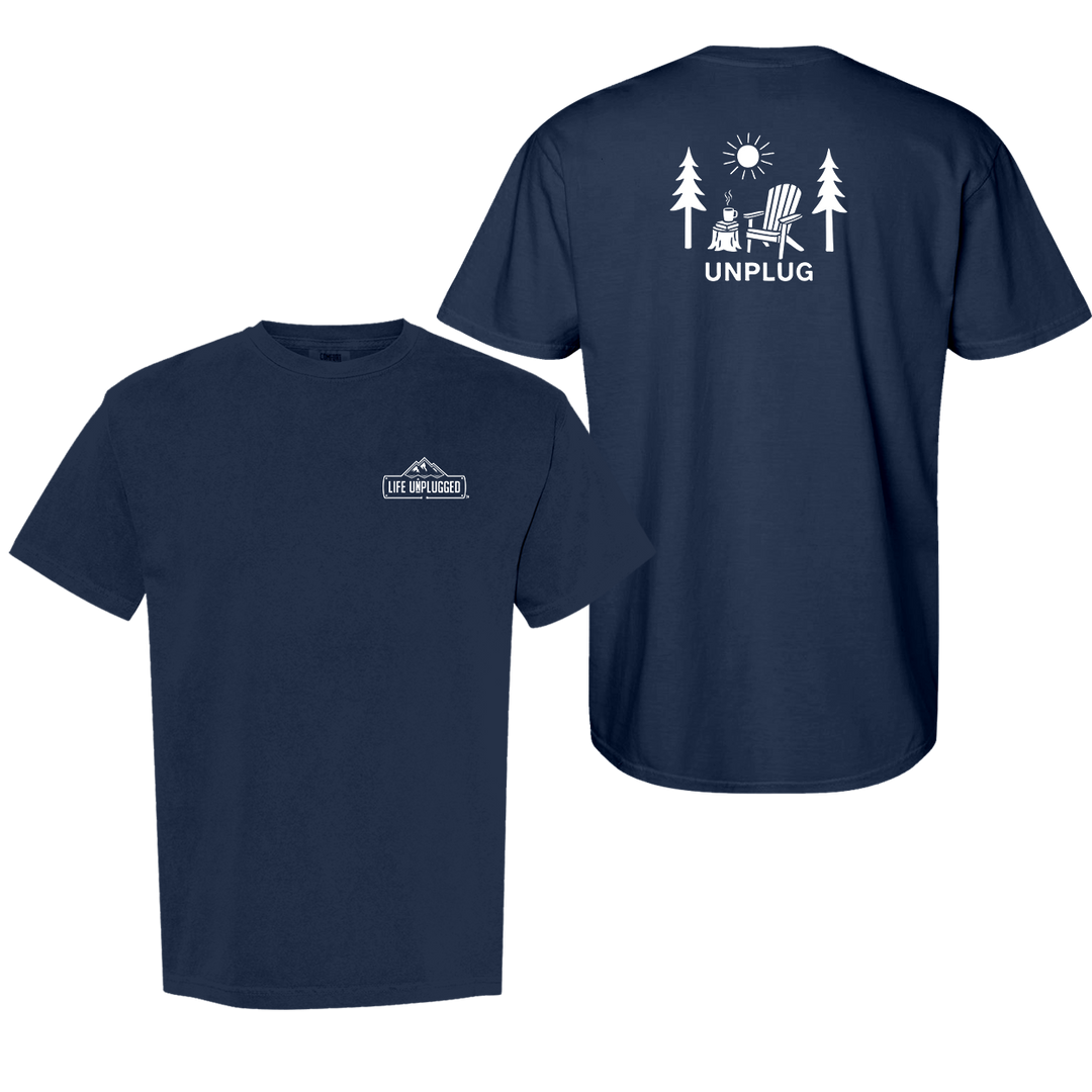 READING IN THE WOODS Cotton T-Shirt powered by Comfort Colors®