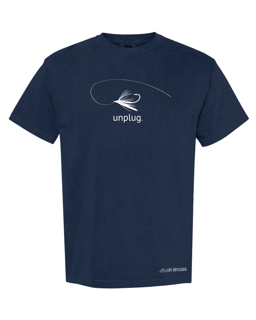 FLY FISHING MOUNTAIN SCENE Cotton T-Shirt powered by Comfort Colors®