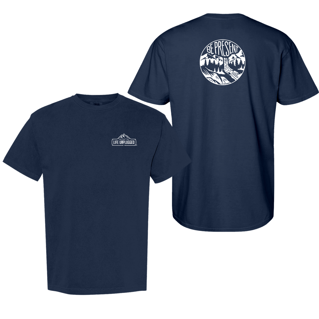 BE PRESENT WATERFALL Cotton T-Shirt powered by Comfort Colors®