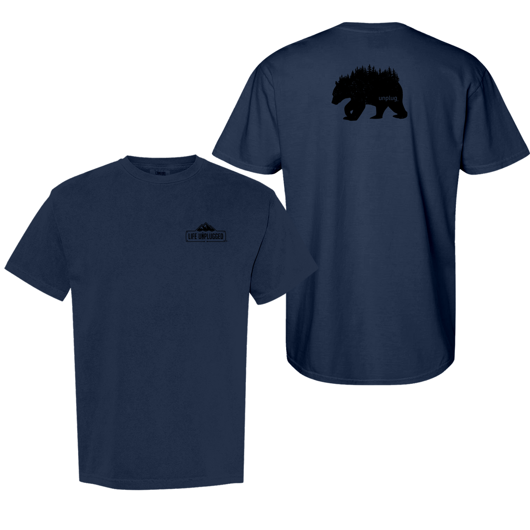 BEAR IN THE TREES Cotton T-Shirt powered by Comfort Colors®