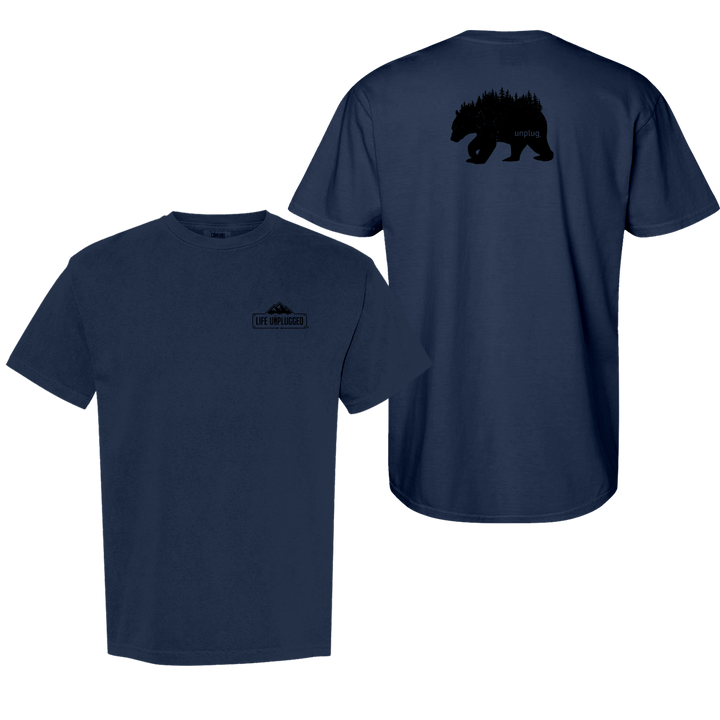 BEAR IN THE TREES Cotton T-Shirt powered by Comfort Colors®