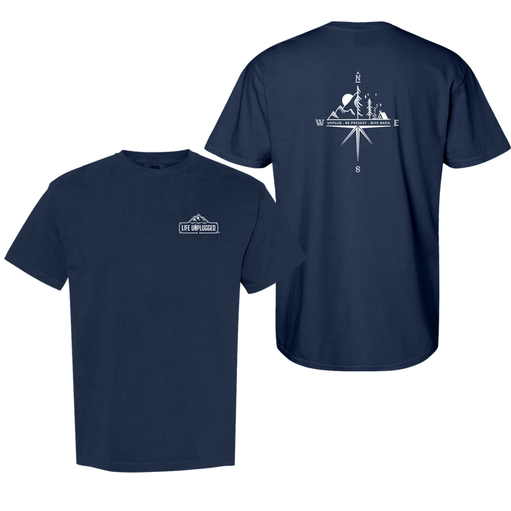 COMPASS MOUNTAIN SCENE Cotton T-Shirt powered by Comfort Colors®