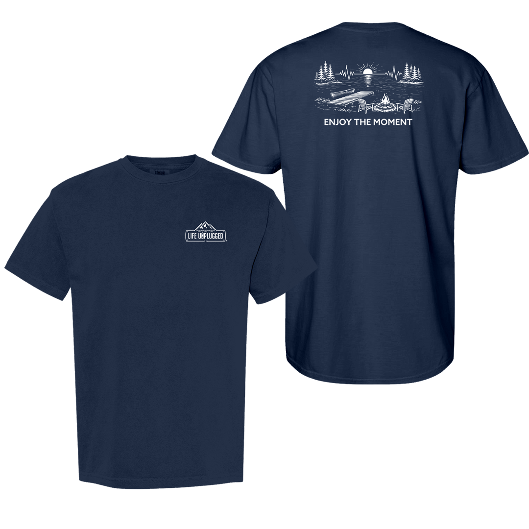 ENJOY THE MOMENT (LAKE SCENE) Cotton T-Shirt powered by Comfort Colors®