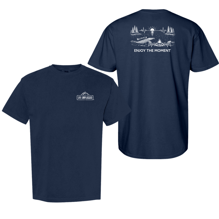 ENJOY THE MOMENT (LAKE SCENE) Cotton T-Shirt powered by Comfort Colors®