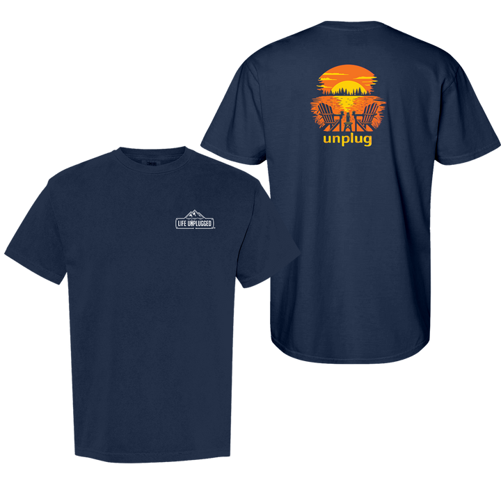 CHAIRS AT SUNSET Cotton T-Shirt powered by Comfort Colors®