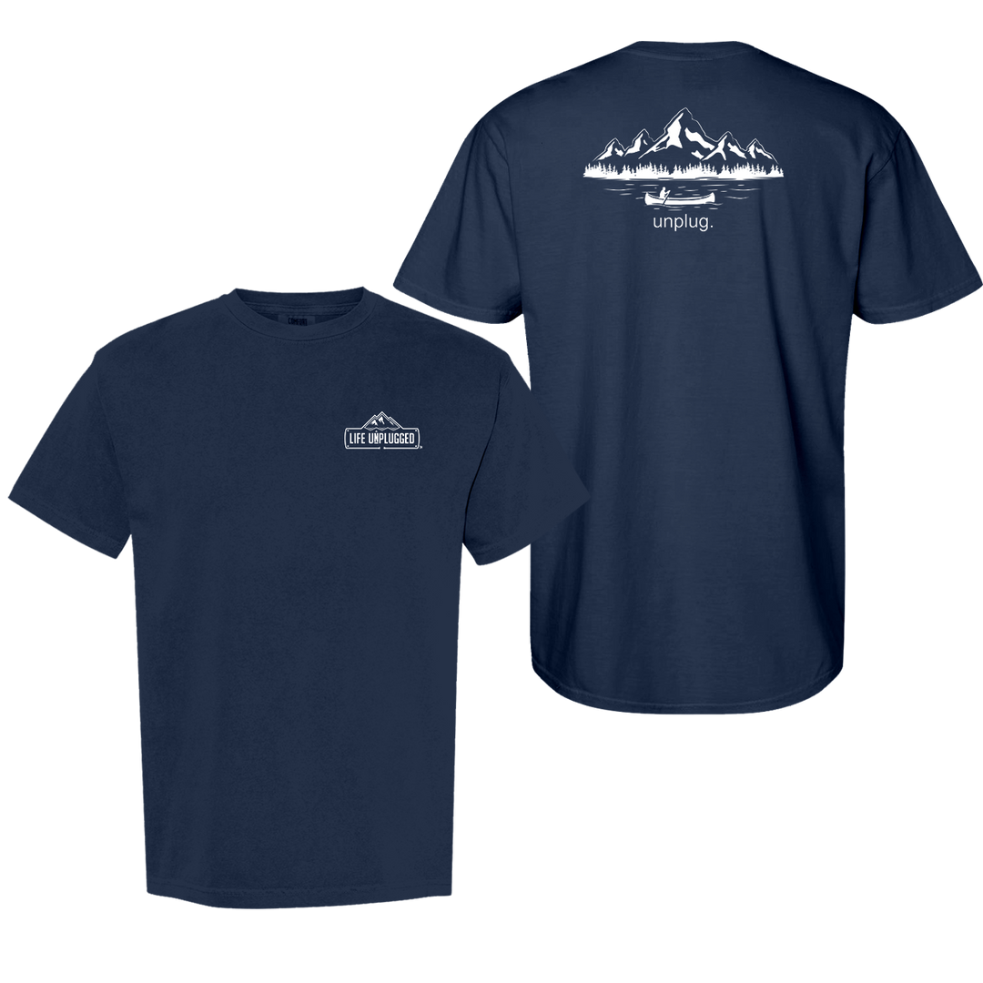 CANOEING IN THE MOUNTAINS Cotton T-Shirt powered by Comfort Colors®