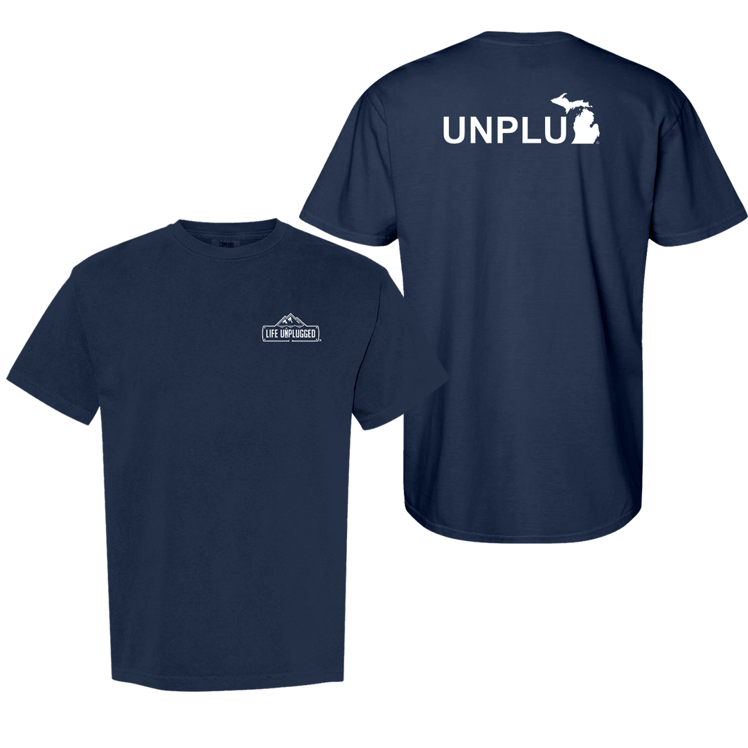 UNPLUG (MI) Cotton T-Shirt powered by Comfort Colors®