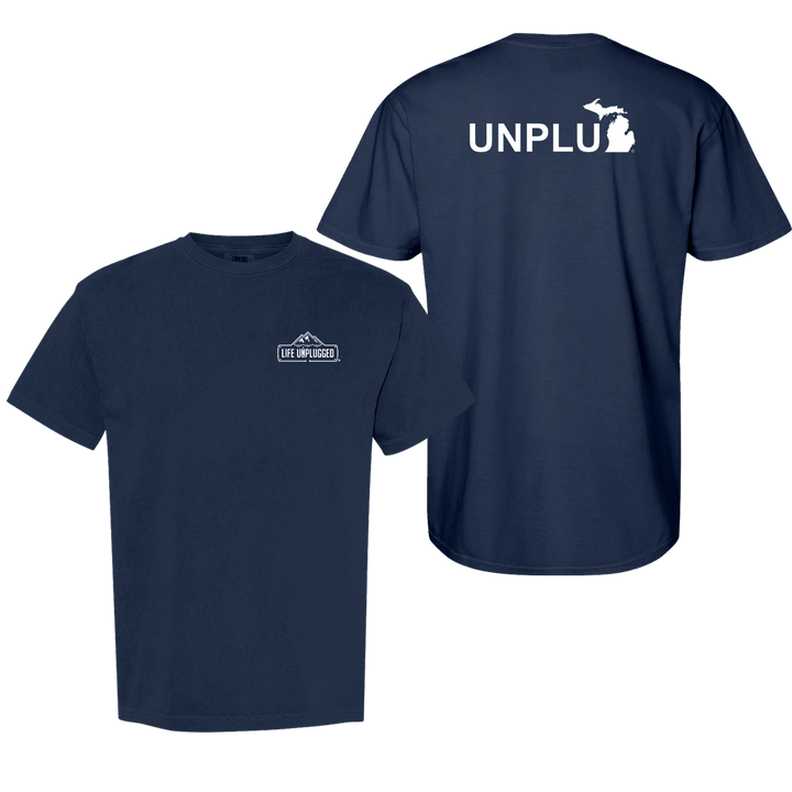 UNPLUG (MI) Cotton T-Shirt powered by Comfort Colors®