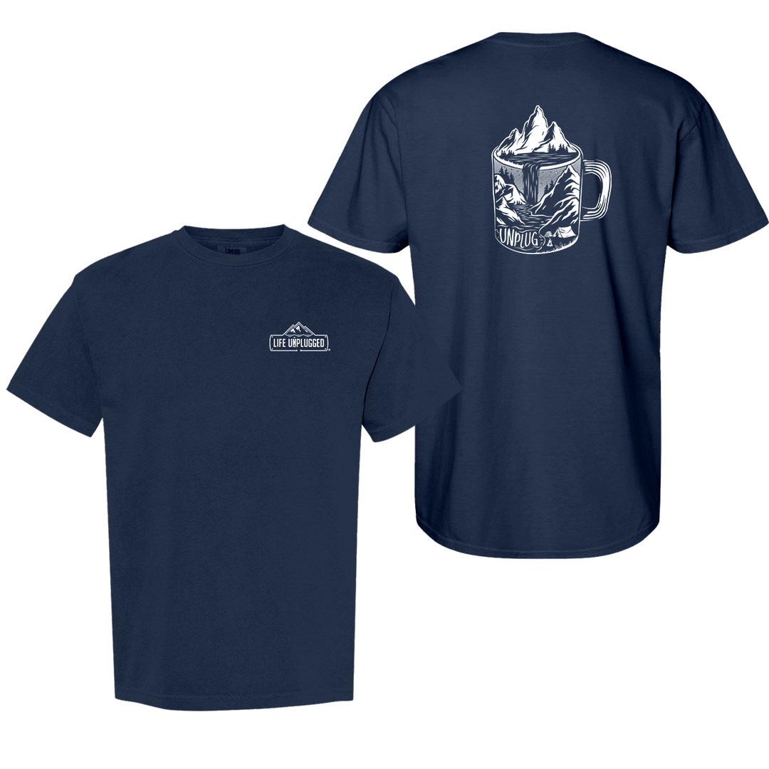 COFFEE MOUNTAIN SCENE Cotton T-Shirt powered by Comfort Colors®