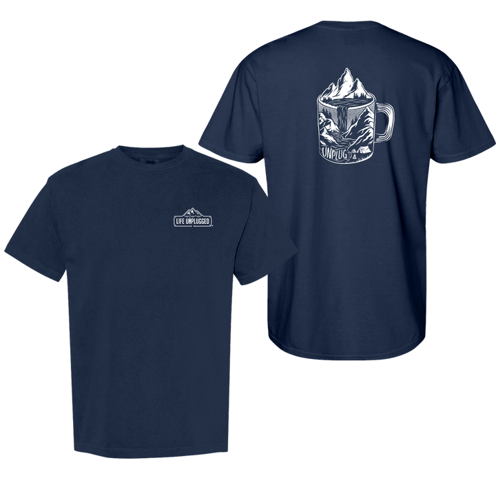 COFFEE MOUNTAIN SCENE Cotton T-Shirt powered by Comfort Colors®
