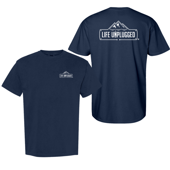 LIFE UNPLUGGED LOGO Cotton T-Shirt powered by Comfort Colors®