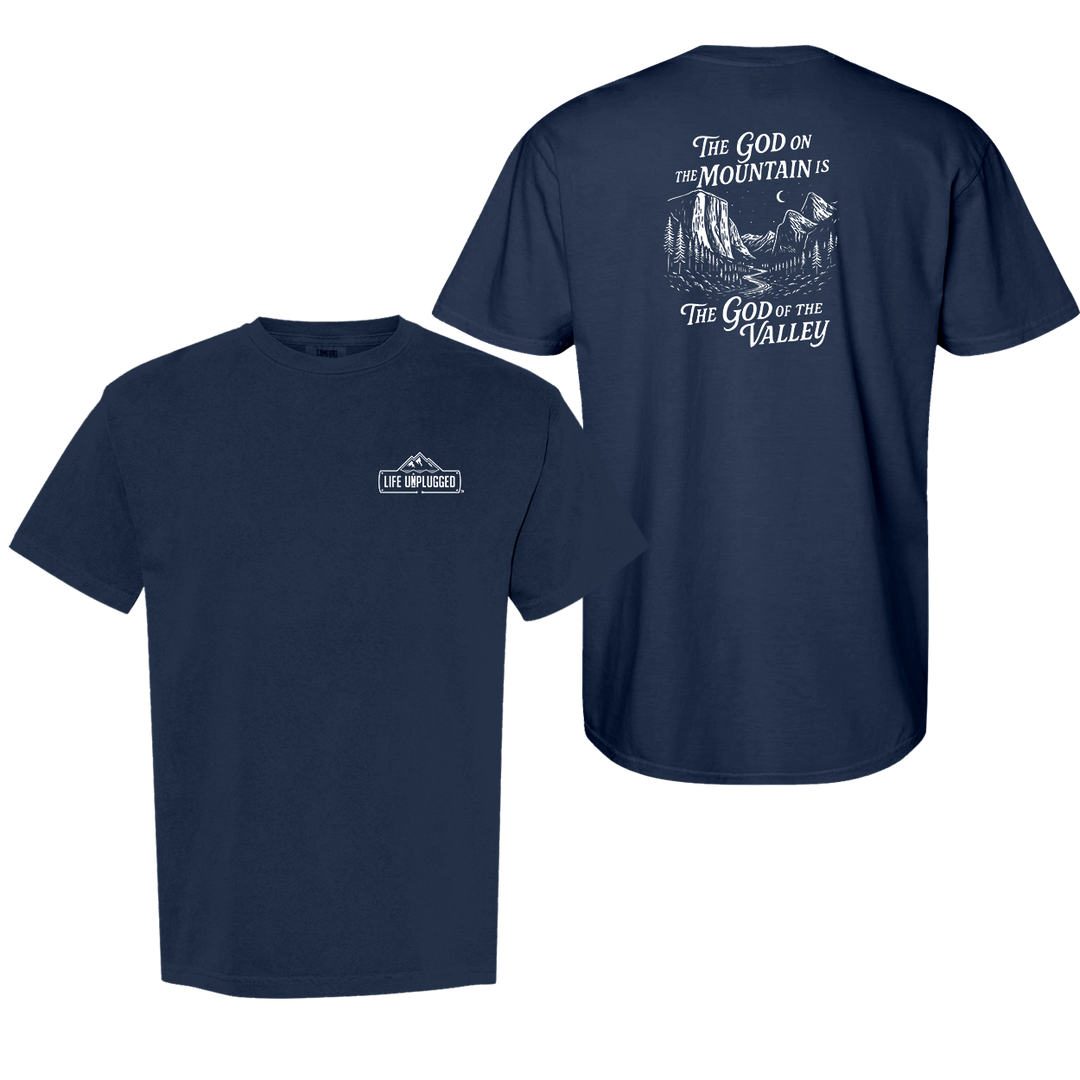 GOD ON THE MOUNTAIN Cotton T-Shirt powered by Comfort Colors®