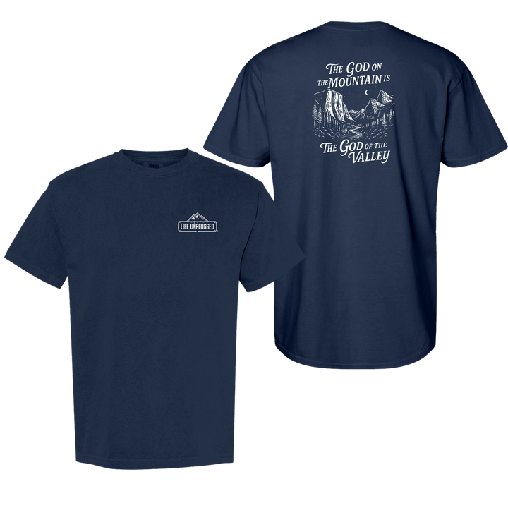 GOD ON THE MOUNTAIN Cotton T-Shirt powered by Comfort Colors®