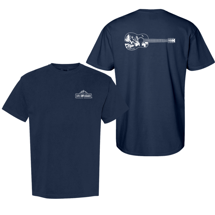 GUITAR MOUNTAIN SCENE Cotton T-Shirt powered by Comfort Colors®