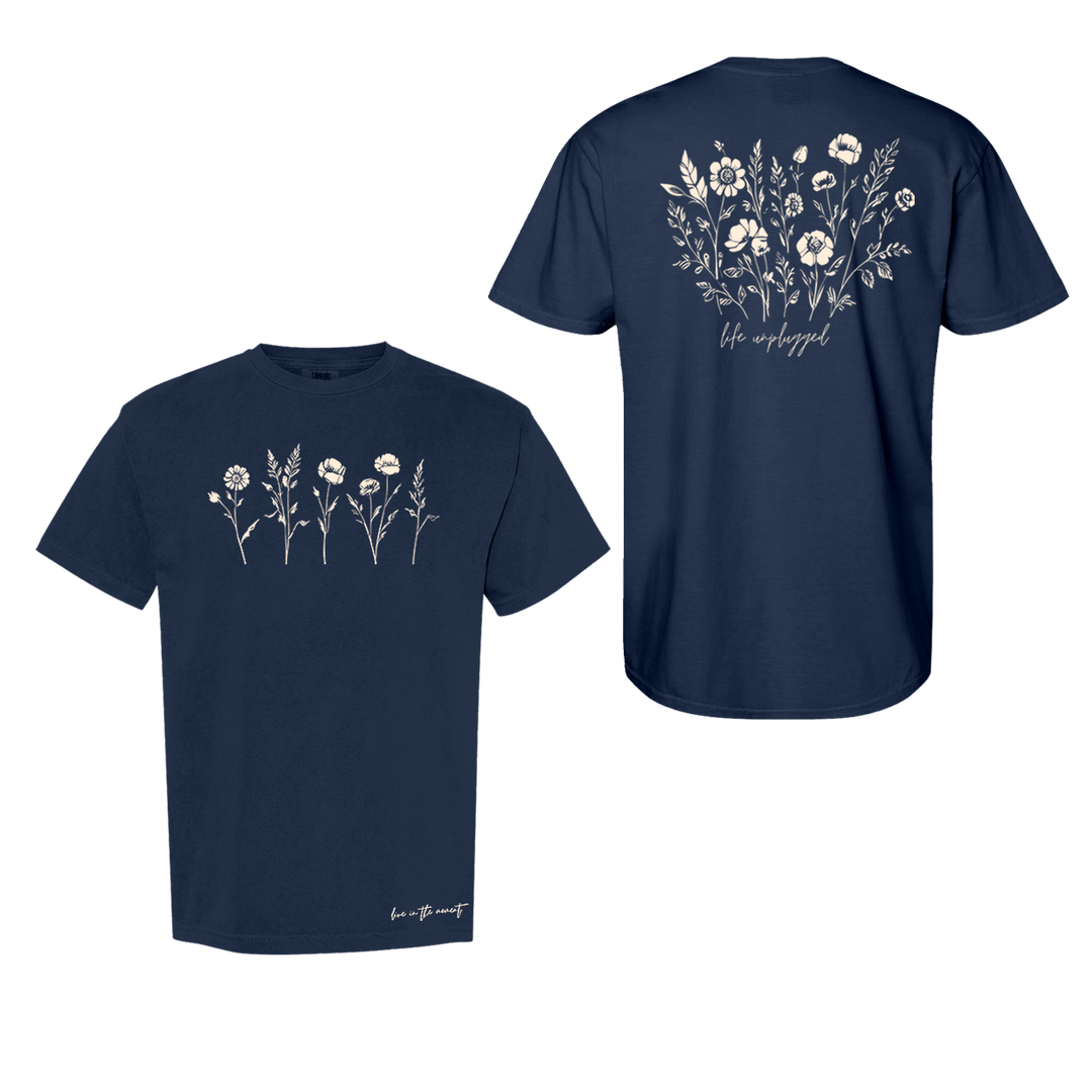 Live in the Moment Wildflower Cotton T-Shirt powered by Comfort Colors®