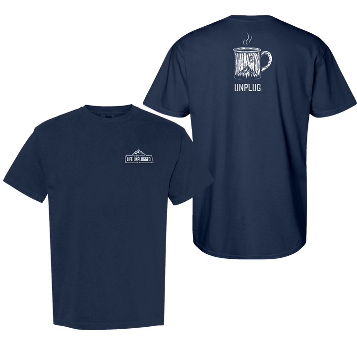 WOODEN COFFEE MUG Cotton T-Shirt powered by Comfort Colors®