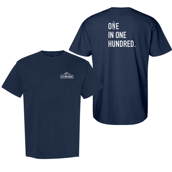 ONE IN ONE HUNDRED STACKED Cotton T-Shirt powered by Comfort Colors®