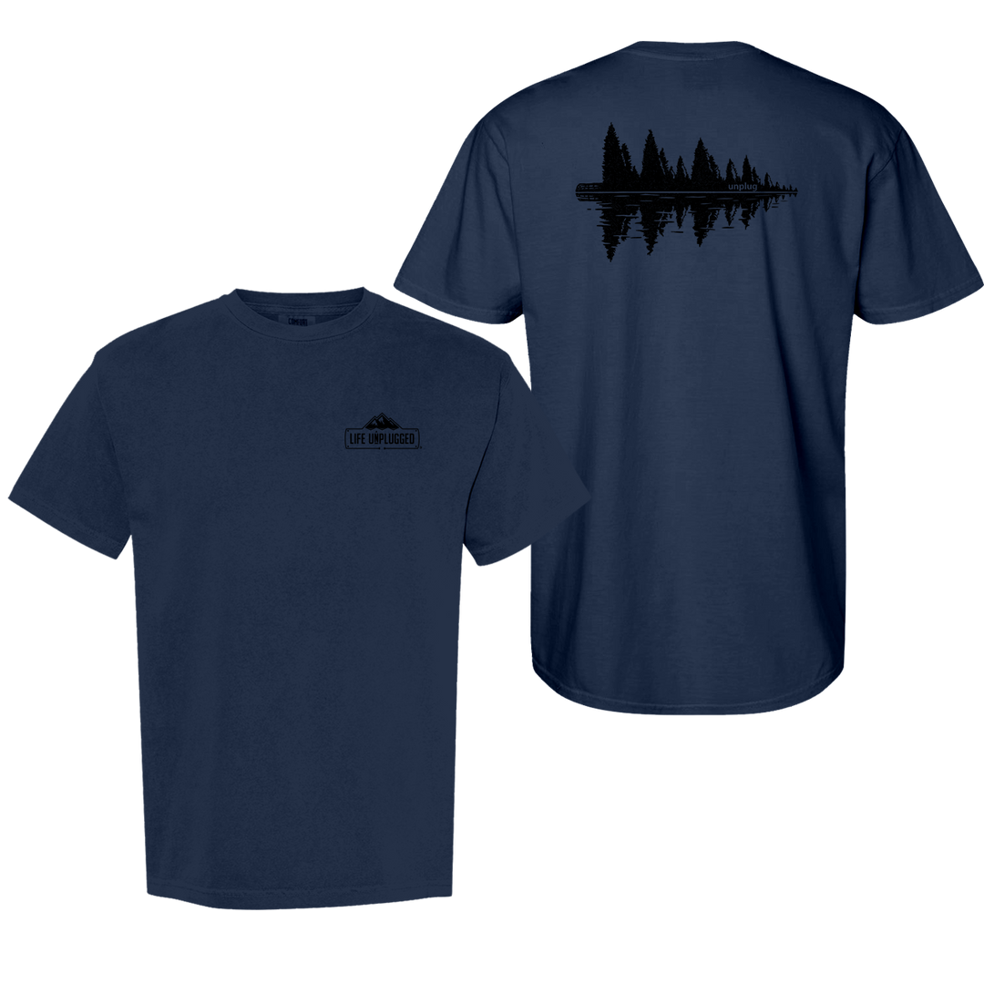 LAKESIDE TREE REFLECTION Cotton T-Shirt powered by Comfort Colors®